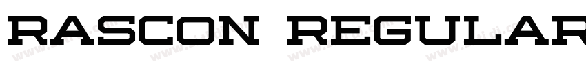 Rascon Regular字体转换 Rascon Regular字体转换